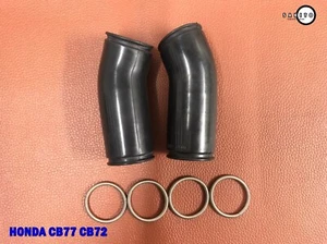 Fit Honda CB72 CB77 Air Filter Intake Tube Set & Spring 1 Pair   **sa3086** - Picture 1 of 5