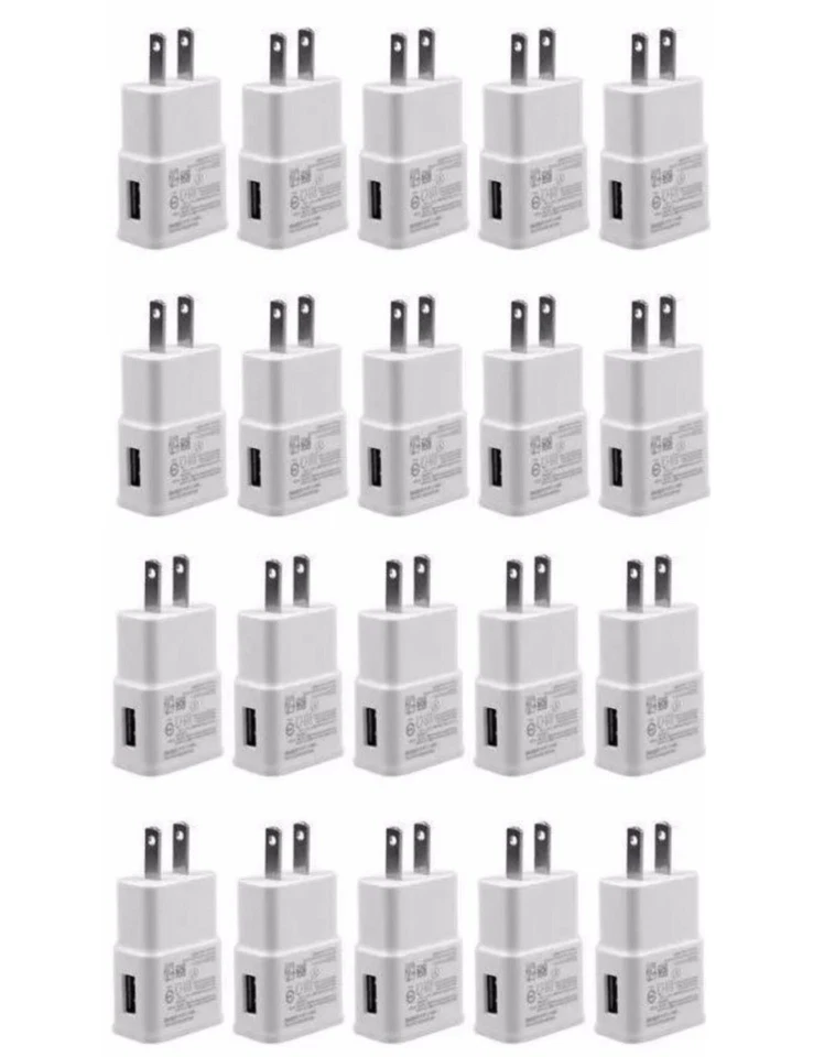 20x 2A Wall Charger Power Adapter AC Home US Plug For Samsung LG iPhone 7 8 X - Image 1 of 1