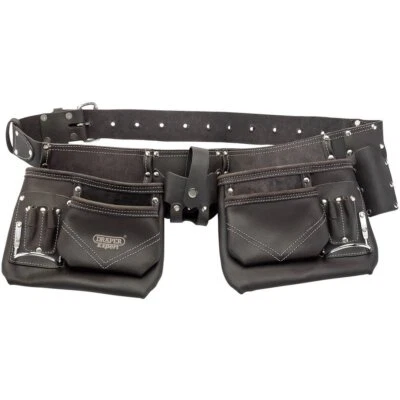 Oil-Tanned leather Double Pouch Tool Belt - Image 1 of 3