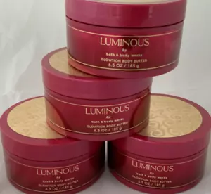 4 (CUATRO) MANTEQUILLA CORPORAL LUMINOSA 6.5oz GLOWTION para baño y cuerpo funciona - Imagen 1 de 4