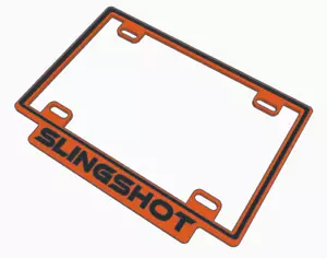 Polaris Slingshot License Plate Frame - MATCH YOUR RIDES COLORS! FREE SHIPPING! - Picture 1 of 1