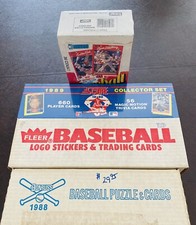 1990 Donruss Wax Box 1990 Score  / 1989 Fleer  / 1988 Donruss All Factory Sealed