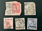 Turkey Levant - city of Jerusalem lot of stamps used there - check carefuly