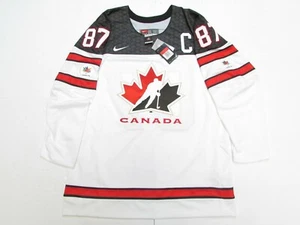 SIDNEY CROSBY WHITE TEAM CANADA 150TH ANNIVERSARY NIKE HOCKEY JERSEY - Picture 1 of 5