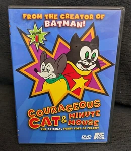 Courageous Cat & Minute Mouse Volume 1 DVD (2002) A&E Bob Kane 60s Cartoon - Picture 1 of 16