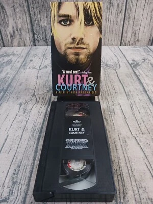 Kurt & Courtney (VHS, 1998, First Press) Nirvana, Kurt Cobain - Pre-Owned, Good  - Image 1 of 3