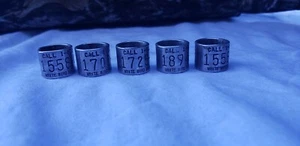 5 snow goose bands, goose band, decoy, calls, duck band, goose band, zink #2 - Picture 1 of 1