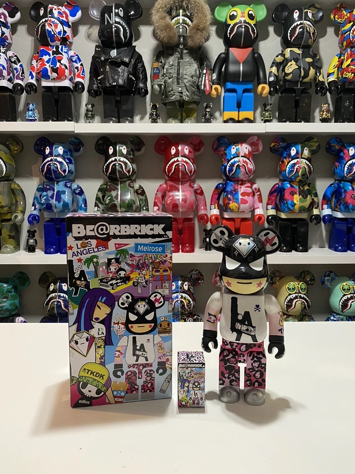 Tokidoki LA Robber 400% 100% Bearbrick Medicom Toy Be@rbrick Set 2009 Toki Doki - Изображение 1 из 4