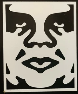 SHEPARD FAIREY OBEY Sticker FAILE/D*FACE/OKUDA/FINDAC/BANKSY/CHEVRIER/KAWS/MIST - Picture 1 of 1