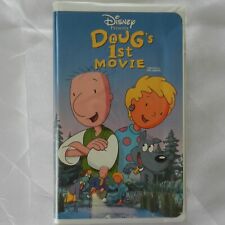 Disney's "DOUG'S FIRST MOVIE" VHS Tape In White Clamshell Case
