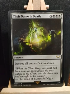 Their Name is Death - Warhammer 40,000 Commander Rare - NM (see pics) MTG - Picture 1 of 3