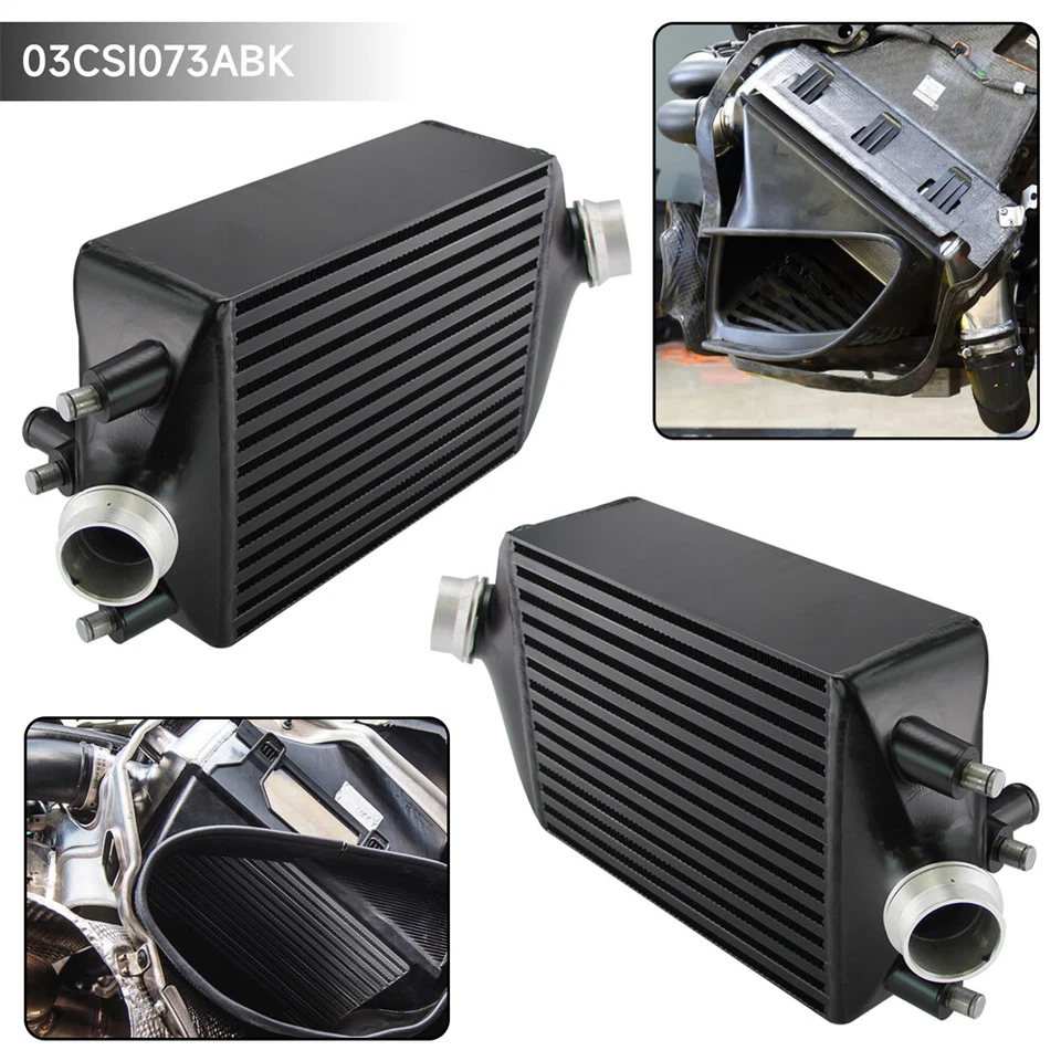 Twin Intercooler Set For Porsche 911 Turbo / Turbo S 991.1 991.2 2013-2019 Black - Image 1 of 4