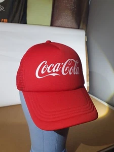 Coca Cola Truckers Cap Red  Snapback Mesh Coke Hat Like New Free Postage  - Bild 1 von 4