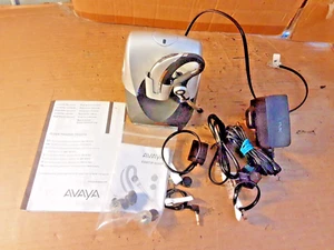 Plantronics AVAYA AWH-65+ DECT WIRELESS HEADBAND OFFICE PHONE HEADSET SYSTEM - Zdjęcie 1 z 15