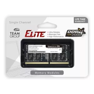 TEAMGROUP ELITE (2 x 16GB) (DDR4-2666) SO-DIMM TED416G2666C19-SBK CL 19-19-19-43 - Picture 1 of 4