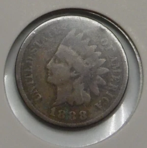 1888 INDIAN HEAD PENNY - Picture 1 of 2