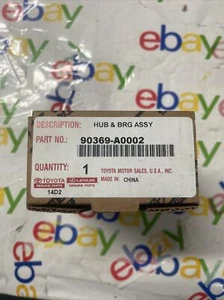 COJINETE DE BUJE EJE DELANTERO OEM TOYOTA SIENNA HIGHLANDER 90369-A0002 - Imagen 1 de 3