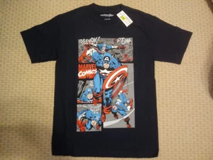 Marvel offizielles Captain America Comic Buch T-Shirt Größe Small: Neu mit Etikett - Bild 1 von 8