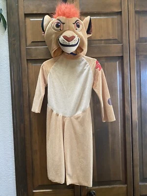 Disney Store Plush Lion Guard Kion 2T Costume for Halloween W/tail & Mask Velvet Foto 1 de 4