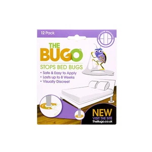 Bugo Detector de chinches de piso duro y trampa paquete de 12 - Imagen 1 de 1