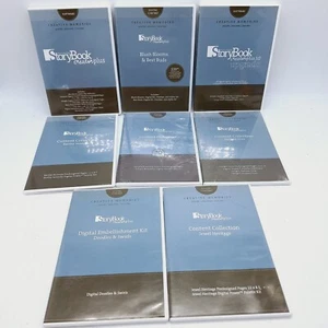 Storybook Creator Plus - 8 CD ROM Lot - Scrapbook Software - Creative Memories - Picture 1 of 9