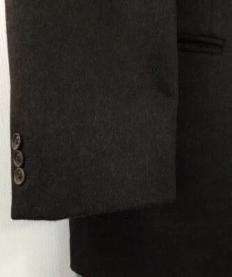 Abrigo deportivo Jhane Barnes para hombre 42R marrón 100 % cachemir 3 botones Blazer Italia Foto 1 de 4