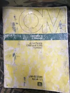 Operators Manual for 1260/1280 John Deere Planter OM-B 25580, Issue L1 - Picture 1 of 1