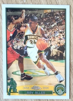 2003-04 Topps Chrome #48 Ray Allen - Sonics - image 1 of 2