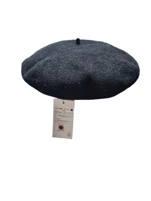 Lwobeing Classic French Artist Beret Black Parisian Fashion Hat - Image 1 of 4