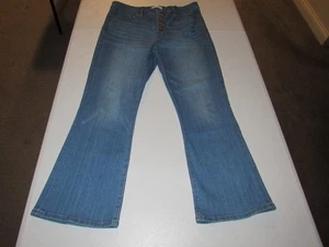 LOFT Denim Womens Blue Denim Kick Crop Jeans Size 8/29 Waist 30" - Picture 1 of 6