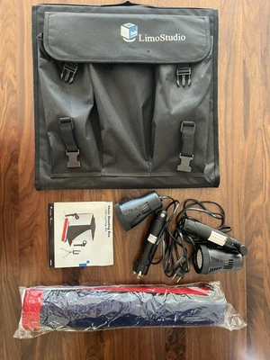 LimoStudio 16" x 16" Photography Studio LED Lighting Photo Light Box Kit, - Image 1 of 4