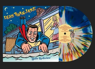 SEALED Less Than Jake - Hello Rockview Splash Splatter color vinyl record /250 - Image 1 of 3