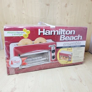 Hamilton Beach Tostapane Forno Rosso Modello 22703H SIGILLATO NUOVO VECCHIO MAGAZZINO - Foto 1 di 13