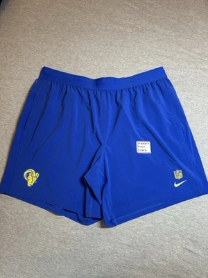 Pantalones Cortos Nike NFL Los Angeles Rams Dri-Fit On Field FJ9445-405 Para Hombre Talla XXL NUEVOS SIN ETIQUETAS Foto 1 de 4