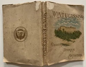 DESCRIZIONE STORICO ARTISTICA MONTECASSINO DON PAOLO GUILLAUME 1894 GUIDA italia - Picture 1 of 3