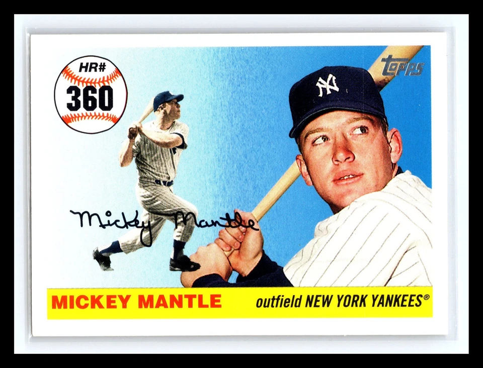 2007 Topps - Mickey Mantle Home Run History Mickey Mantle #MHR360 - Image 1 of 2