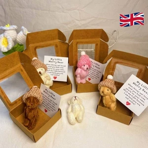 Little Pocket Worry Bear in Gift Box - BNIB - Picture 1 of 26