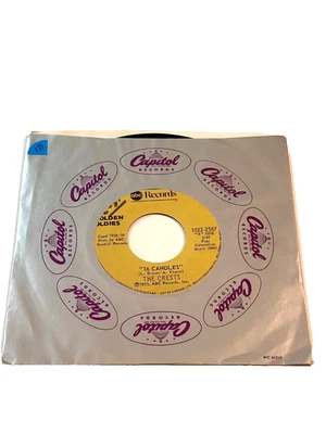 The Crests - 16 Candles & Beside you 7" 45 RPM  (#178) - Image 1 of 3