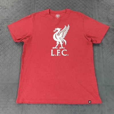 Liverpool FC Shirt 47 Brand Center Logo Red Short Sleeve Men Medium - Image 1 of 4