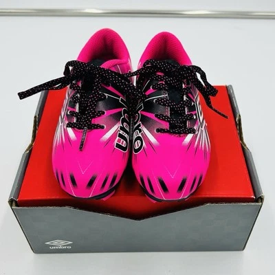NIB Umbro Arturo 3.0 Girls Pink Kids Soccer Cleats Sz 9 New in Box - Image 1 of 4