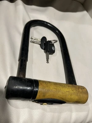 Kryptonite New York Bicycle U-Lock Keyed Fahgettaboudit  - Image 1 of 4