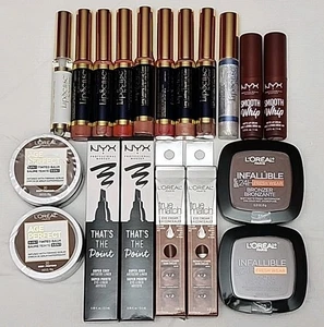 19 Stk. Gemischtes Set L'Oreal (6), NYX (4), LipSense (9) Make-up... (VERSIEGELT) - Bild 1 von 10