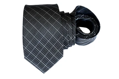 CORBATA HOMBRE CALVIN KLEIN NEGRA/CUADROS Y CUADROS Ancho: 3" Largo: 58" Foto 1 de 3