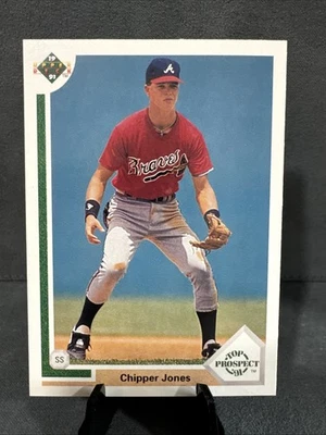 Upper Deck 1991 - Top Prospect #55 Chipper Jones (RC) Foto 1 de 4