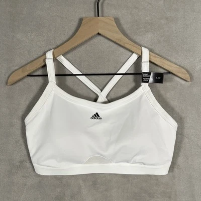 Sujetador Deportivo Adidas Talla L A-C Blanco Aeroreact Entrenamiento Soporte Ligero 38/40 A B C Foto 1 de 4