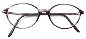 Vintage Giorgio Armani Cat-Eye Purple Eyeglasses 390 283 50 17 140 - Picture 1 of 6