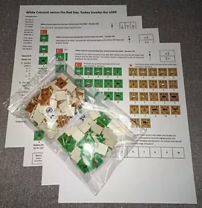 Panzer Leader, Turkey vs Russia, White Crescent vs Red Star, 192 counters. - Picture 1 of 19