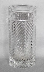 Ralph Lauren HERRINGBONE Heavy Thick Highball 6-1/4" Tumbler Etched Bottom NEW - Picture 1 of 1