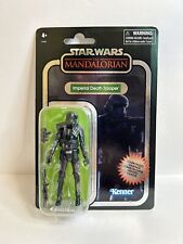 Star Wars Mandalorian Vintage 3.75  Figure Carbonized Imperial Death Trooper