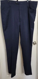 Pre-Loved Sears Perma Prest Navy Blue Slacks Vintage Men’s - Picture 1 of 7